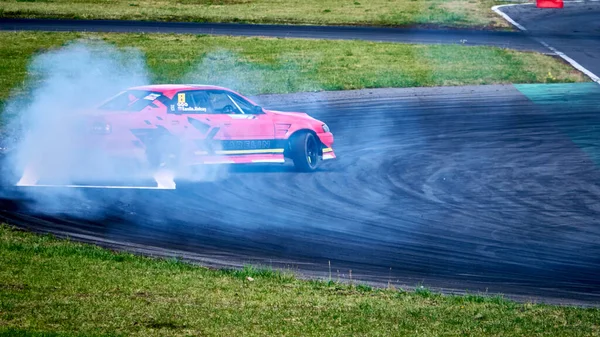 Rusko Ryazan International Track Atron Září2020 Sportovní Auto Řízeném Smyku — Stock fotografie