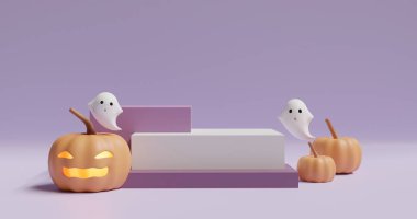 Cadılar Bayramı podyumu, balkabakları ve sevimli hayaletlerle dolu. .