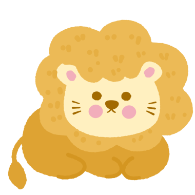 Illustration of a Cute Lion Cub