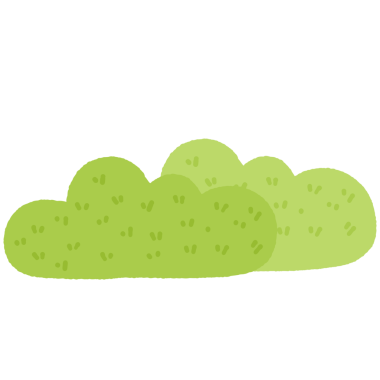 Illustration of Green Bushes