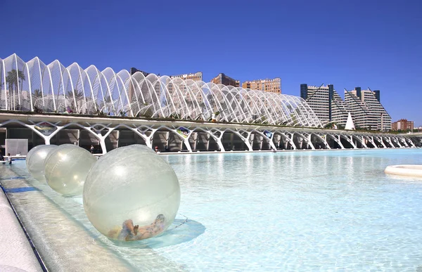 Valencia Stad Van Kunsten Wetenschappen Valencia Spanje — Stockfoto