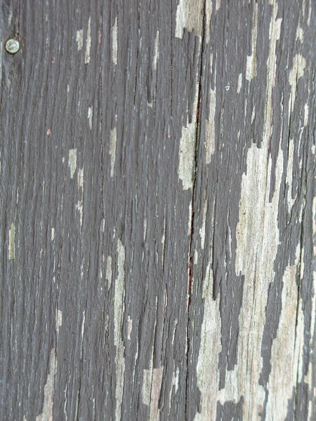 Натуральная Текстура Старого Дерева Отшелушивающей Коричневой Краской Заднем Плане — стоковое фото