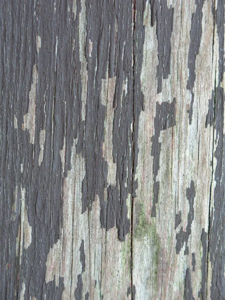 Naturalna Faktura Starego Drewna Złuszczającą Się Brązową Farbą Tło — Zdjęcie stockowe