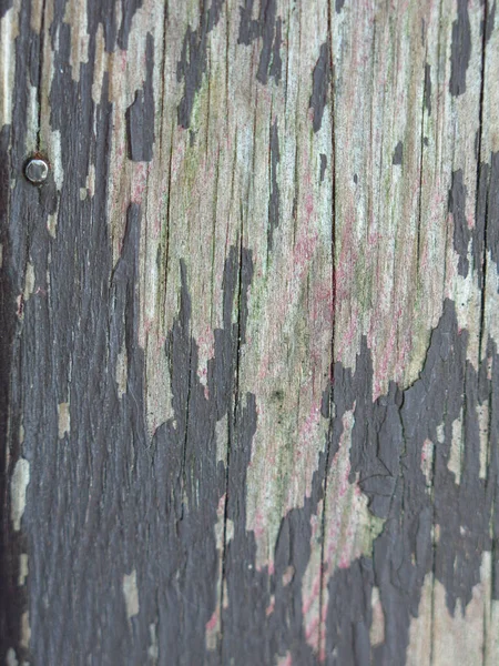 Natural Texture Old Wood Peeling Brown Paint Background — Stock Photo, Image