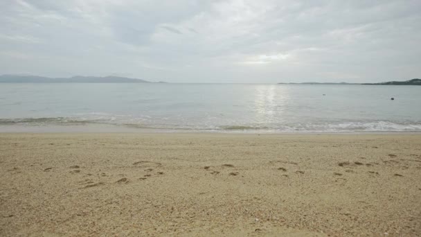 夏の海オーシャン ビーチ — ストック動画