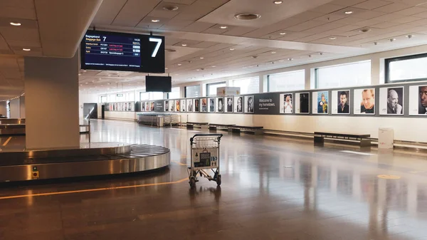 Εσωτερικό Του Αεροδρομίου Της Στοκχόλμης Arlanda Στη Sigtuna Είναι Μεγαλύτερο — Φωτογραφία Αρχείου