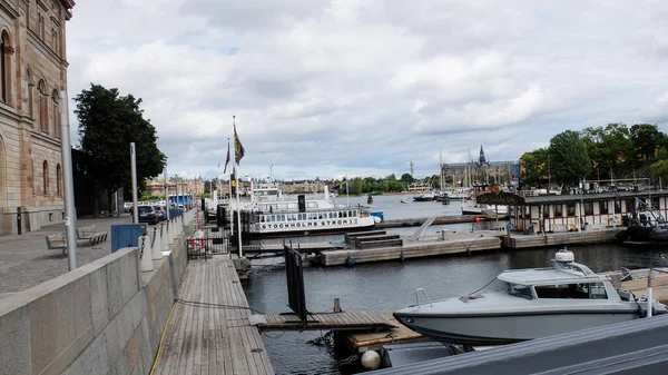 Boten Veerboten Het Meer Van Stockholm — Stockfoto