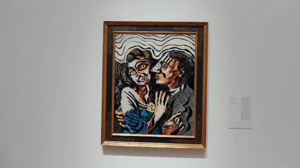 Francesco Picabia Dipinto Primo Incontro Dire Anche Premire Rencontre — Foto Stock