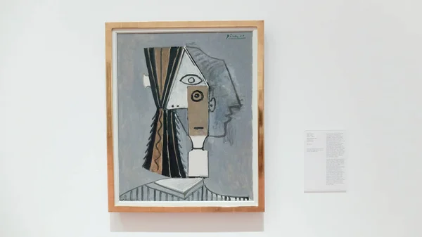 Frauenkopf Auch Als Tte Femme Gemälde Von Picasso 1957 Bekannt — Stockfoto