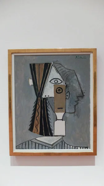 Womans Head Más Néven Tte Femme Festmény Picasso 1957 — Stock Fotó