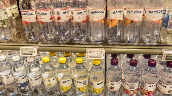 Ramlsa Água Espumante Supermercado Ramlsa Uma Água Mineral Produzida Helsingborg — Fotografia de Stock