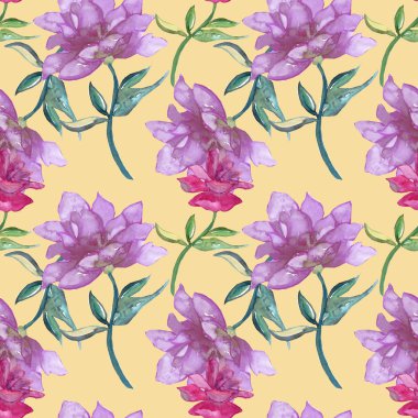 Çiçekler arka plan, seamless modeli