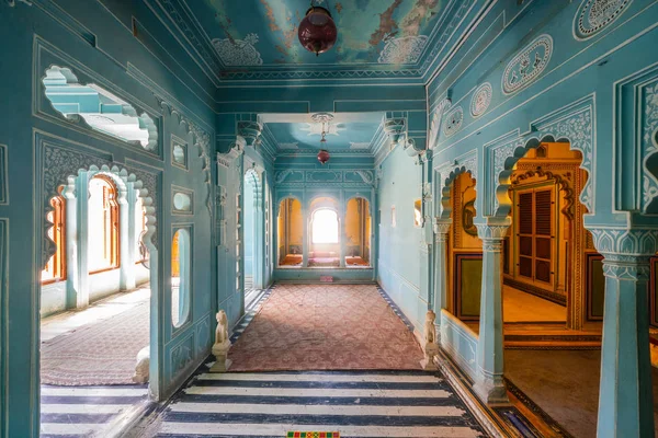 Udaipur Indien Februari 2018 Inre Bild City Palace Udaipur Magnifikt — Stockfoto