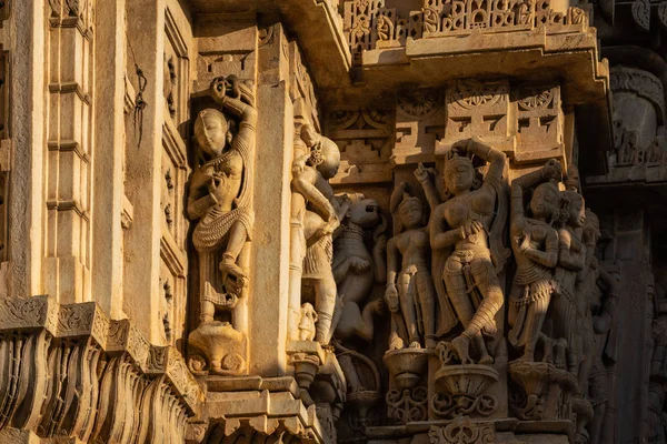 Decorative carving, Jagdish temple, Udaipur, Rajasthan, India Stock Image