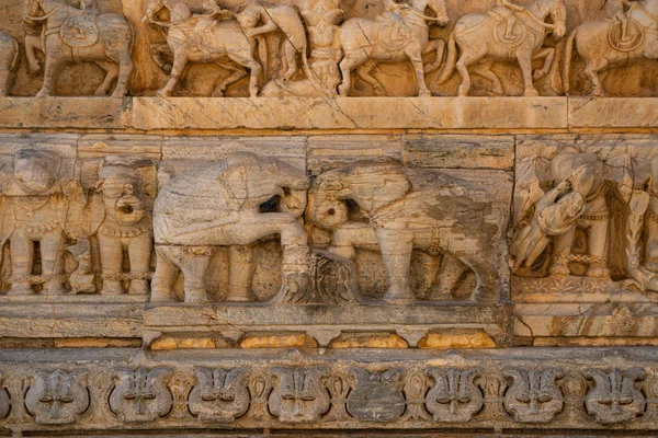 Decorative carving, Jagdish temple, Udaipur, Rajasthan, India — Stock Photo, Image