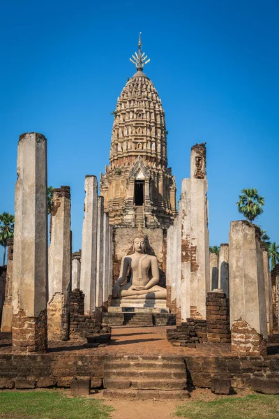 Phra Si Ratana Mahathat Chaliang chrám v provincii Sukhothai — Stock fotografie