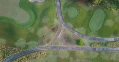 Golf alanı, Bali, Endonezya havadan görünümü