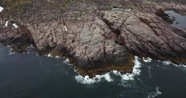 Αεροφωτογραφία των ακτών της Θάλασσας Μπάρεντς — Αρχείο Βίντεο