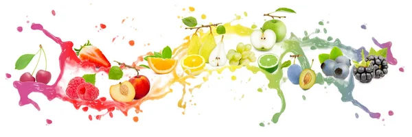 Fruit Splash Collection — Stock Photo, Image