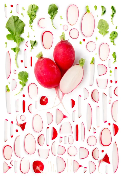 Radish Collection Abstract — Stock Photo, Image