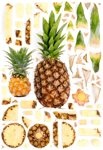 Ananas collectie abstract — Stockfoto