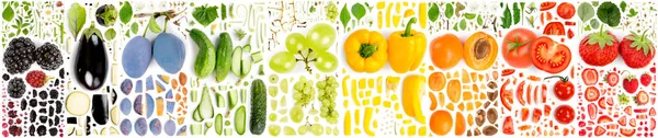 Fruit and vegetable Collection Abstract — Stock Photo, Image