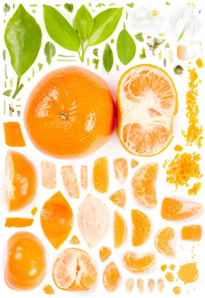 Tangerine Collection Abstract — Stock Photo, Image