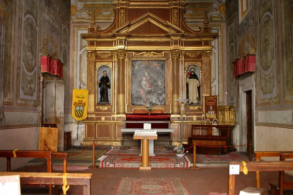 Castiglione Del Lago Perugia Italy August 2020 Interior Church San — стоковое фото