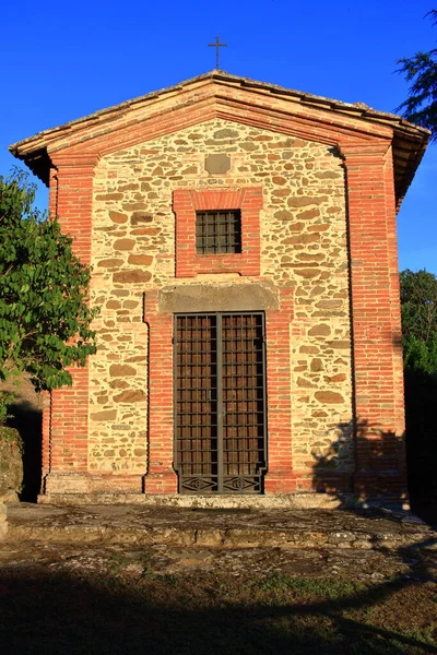 Citt Della Pieve Perugia Agosto 2020 Antica Chiesa Sulle Colline — Foto Stock