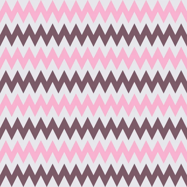 Seamless Pattern White Pink Zigzag Abstract Vector Background — Stock Vector