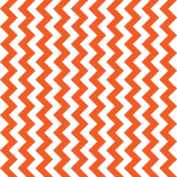 Motif Sans Couture Avec Zigzag Blanc Orange Fond Vectoriel Abstrait — Image vectorielle