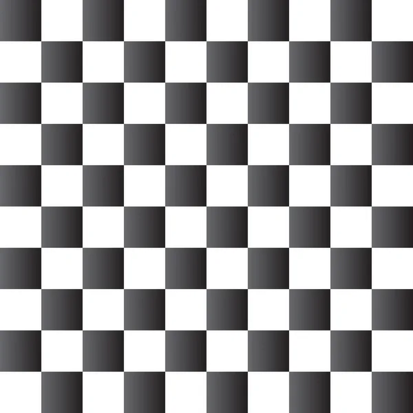 Чорно Білі Квадрати Безшовний Візерунок Векторні Ілюстрації — стоковий вектор