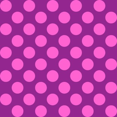 Kusursuz desen. Mor arkaplan ve daireler. Vektör illüstrasyonu.