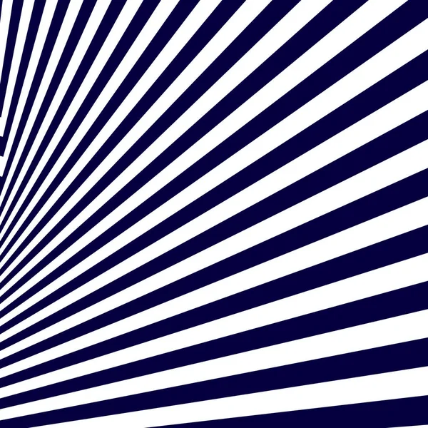 Bleu Fond Rayé Abstrait Blanc Art Optique Vecteur — Image vectorielle