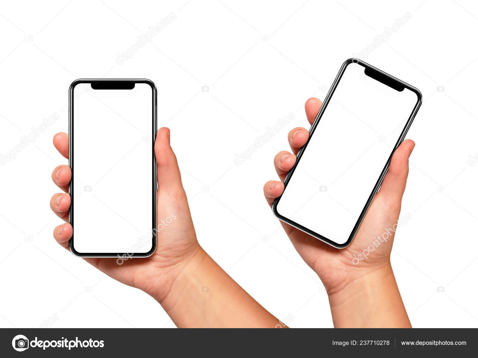 Woman Hand Holding Black Smartphone Blank Screen Modern Frame Less Stock Photo by ©guteksk7 237710278 Woman Hand Holding Black Smartphone Blank Screen Modern Frame Less Stock Photo by ©guteksk7 237710278