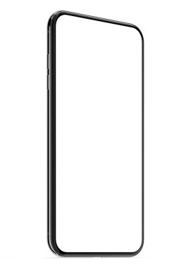 arkaplanda boş ekran izole edilmiş akıllı telefon modeliName