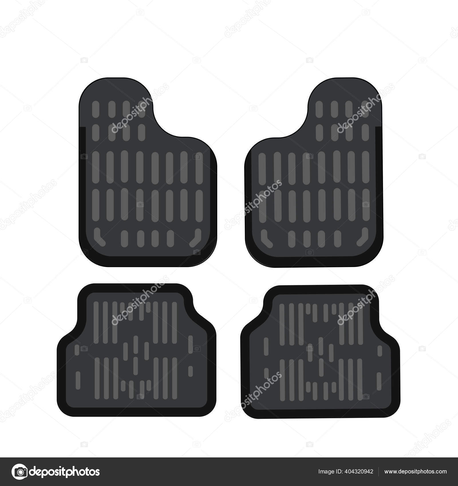 Car Mats Car Floor Carpet Icon Flat Vector Illustration Rubber Stock Vector  by ©zaryov 404320942