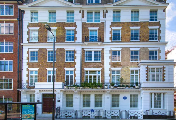 London August 2017 Residential Aria Kensington Chelsea Cadogan Gate Row — Stock Photo, Image