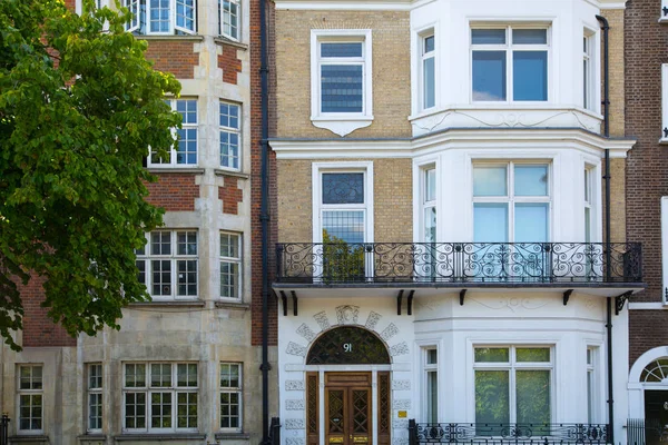 Londres Reino Unido Agosto 2017 Aria Residencial Kensington Chelsea Puerta — Foto de Stock