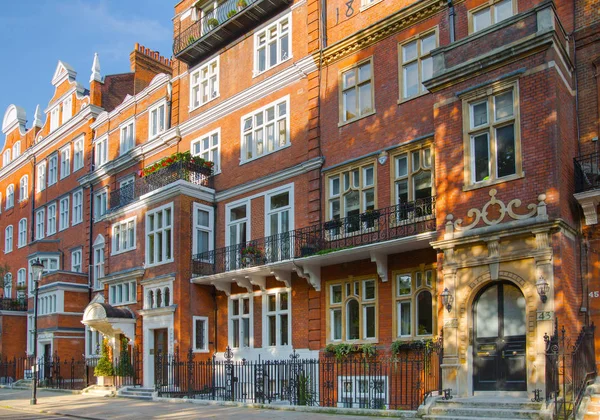 Londres Reino Unido Agosto 2017 Aria Residencial Kensington Chelsea Puerta — Foto de Stock