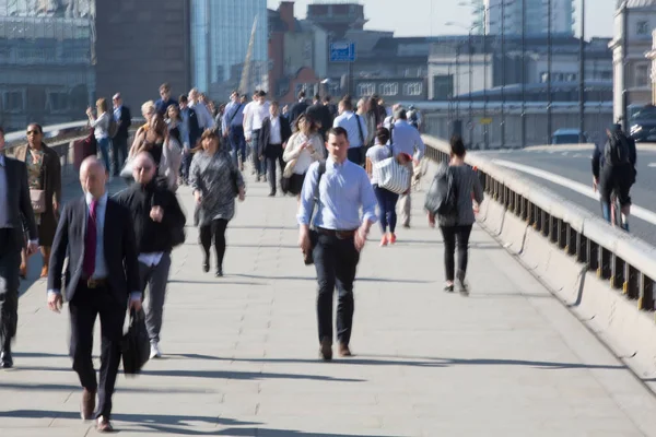 Londra Ingiltere Nisan 2018 Ofis Çalışanları Avrupa Nın Önde Gelen — Stok fotoğraf