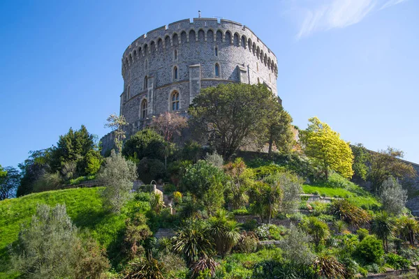 Windsor Května 2019 Pohled Středověký Hrad Windsor Postavený Roku 1066 — Stock fotografie