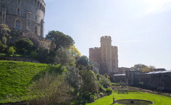 Windsor Mei 2019 Uitzicht Het Middeleeuwse Windsor Kasteel Gebouwd Door — Stockfoto