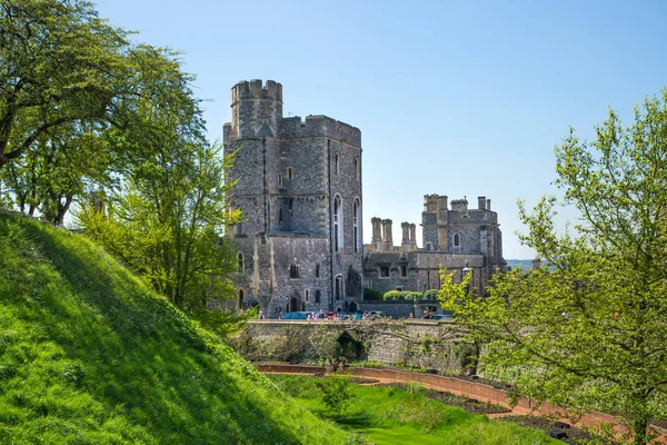 Виндзор Великобритания Мая 2019 Года Вид Средневековый Виндзорский Замок Построенный — стоковое фото