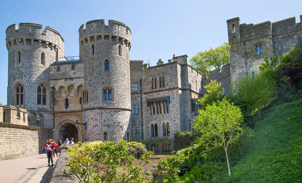 Windsor Mai 2019 Blick Auf Die Mittelalterliche Windsor Castle Erbaut — Stockfoto