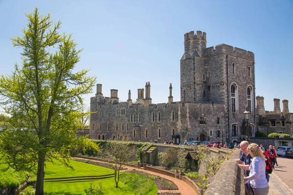 Windsor May 2019 View Medieval Windsor Castle Built 1066 William — ストック写真