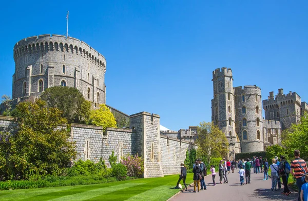 Windsor May 2019 View Medieval Windsor Castle Built 1066 William — ストック写真