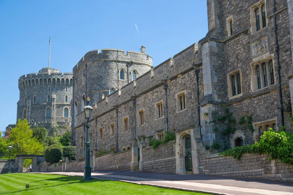 Windsor Května 2019 Pohled Středověký Hrad Windsor Postavený Roku 1066 — Stock fotografie