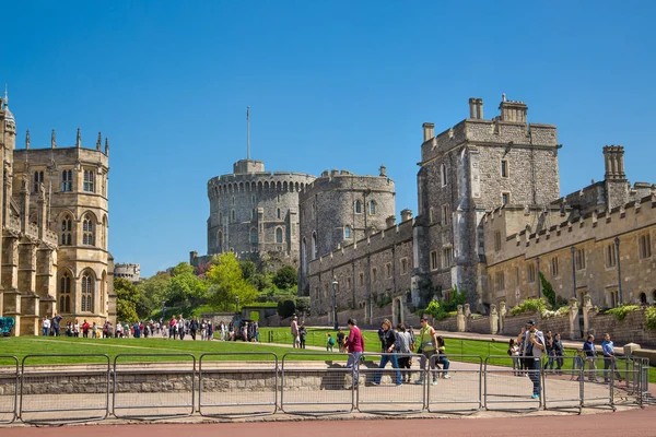 Windsor May 2019 View Medieval Windsor Castle Built 1066 William — ストック写真