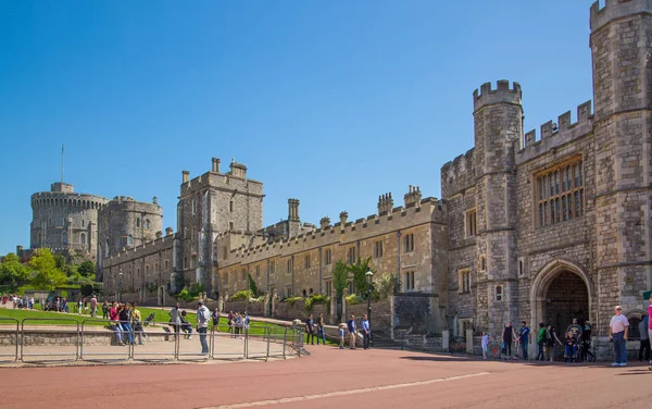 Windsor May 2019 View Medieval Windsor Castle Built 1066 William — ストック写真